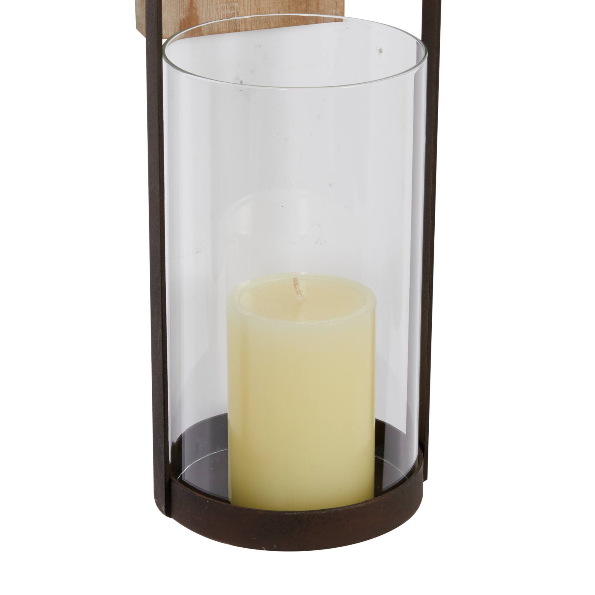 Black Wood Traditional Candlestick Holders, 23" x 6" x 6"